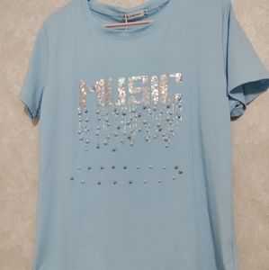 Blue Music Shirt
